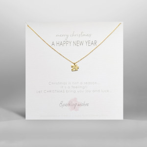 Christmas puzzle 2024 lucky charm Necklace 