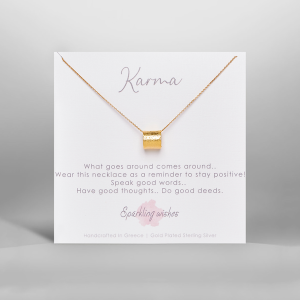 Karma barrel Necklace
