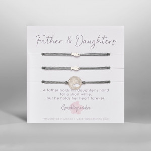 Father & Daughters Bracelets Set